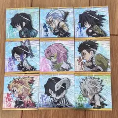 鬼滅の刃　ウエハース６　デフォルメシール其ノ六　柱9人セット