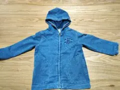 LAGKAW　デニム風フード付きパーカー