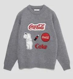 [グラニフ] コカコーラ　ウォッシャブルニット