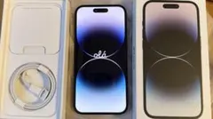 iPhone14Pro 256GB スペースブラックSIMフリー箱純正ケーブル付