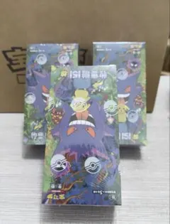 新品未開封ポケカ 中国版 簡体字 151 ボックス シュリンク付 4種セット