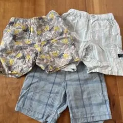 100センチ　短パン3枚セット　ブリーズ