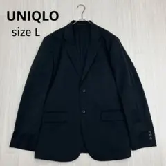 UNIQLO ユニクロ 感動ジャケット （ウールライク） ブラック L
