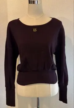 SONIA RYKIEL ソニアリキエル ダークパープル 長袖セーターのサムネイル
