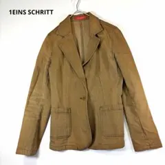 1EINS SCHRITT アインス・シュリット ブラウン テーラードジャケットのサムネイル