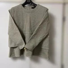 Rejoove ラメ入り 長袖カスウェット ゴールド系
