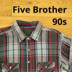 90s Five Brother ヘビーネル M-L程度