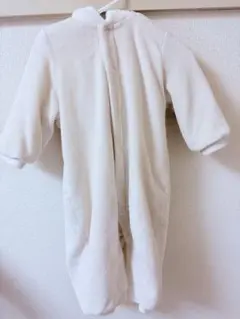 フード付きコーデュロイロンパース