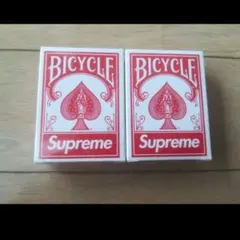 未開封●Bicycle Supreme 赤いトランプ 2個セット