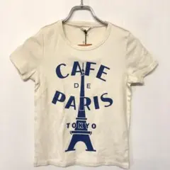新品 beautiful people UA取扱 半袖プリントTシャツ 日本製