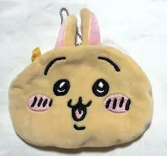 ちいかわ　うさぎ　おかおポーチ