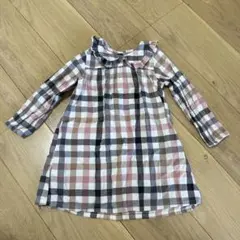 H&M チェック柄ワンピース 92 (2T)