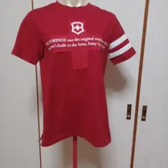 VICTORINOX ロゴ Tシャツ レッド