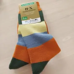 HALISON EXCHANGE アウトドアソックス 24-26cm オレンジ