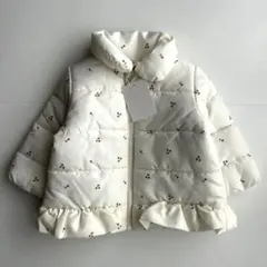 【新品未使用】さくらんぼ柄 フリルアウター