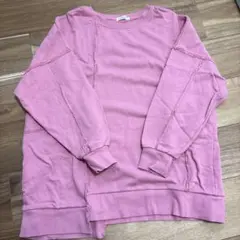 LEPSIM ピンク スウェット トレーナー