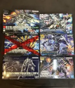 ガンプラ HG4個未組立 マイティ、インフイニット、シュバル