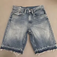 ZARA デニムショートパンツ カットオフ加工 EUR40のサムネイル
