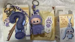 PIN FOR LOVE キーホルダー　？セット イニシャルラブブ