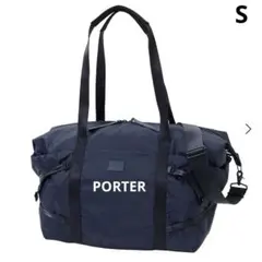 極美品 PORTER CAPE 2WAY BOSTON BAG(S) ネイビーのサムネイル