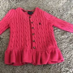 Ralph Lauren ピンク カーディガン