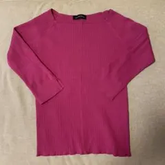 グリーンレーベルリラクシング　ニット　ピンク