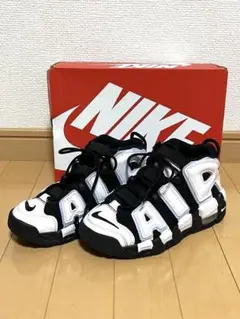 NIKE エアモアアップテンポ ホワイト/ブラック23cm DQ6200-001