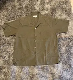 B:MING by BEAMS オープンカラーシャツ カーキ