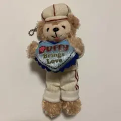 ダッフィー ぬいぐるみバッジ　2010 バレンタイン