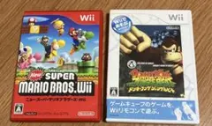 美品　New スーパーマリオブラザーズ Wii/ドンキーコング ジャングルビート