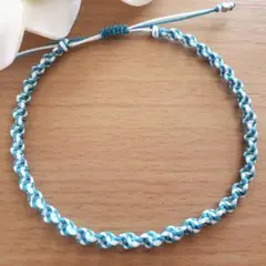 ミサンガアンクレットワックスコード