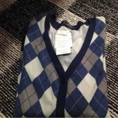 アーガイルカーディガン