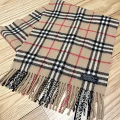 Burberry バーバリー マフラー ノバチェック 英国製 ラムウール