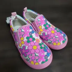 新品！かわいい花柄スニーカー 17.0 cm