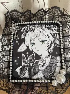 デコ色紙、色紙デコ、アナログイラスト