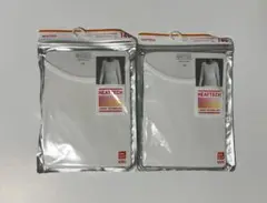 【新品未使用】ユニクロ ヒートテック UネックT キッズ　九分袖 白　140