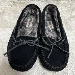 ミネトンカ　MINNETONKA ファー　モカシン　サイズ6