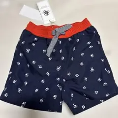 【新品】プチバトー　水着男の子　インナーパンツ付き　犬