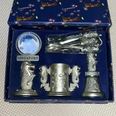 シンガポール マーライオン ベル フルーツピック 地球儀 お土産