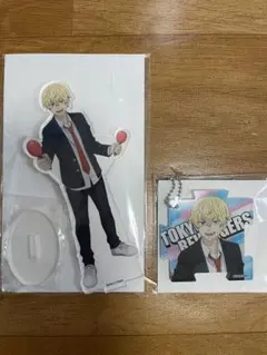 新品未開封 松野千冬 まねきねこ アクリルスタンド アクリルパズルキーホルダー