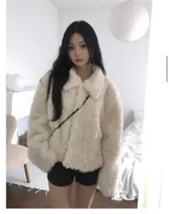 amood nugu ファージャケット ボアジャケット