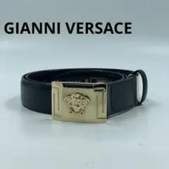 GIANNI VERSACE ジャンニベルサーチ　メデューサ　ベルト　黒　レザーのサムネイル