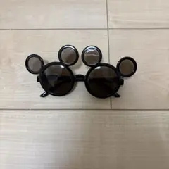 ミッキー型サングラス 黒