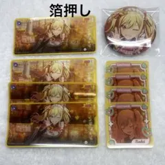 プロセカ　天馬咲希　グリッター缶バッジ　メモステ　箔押し　メイド