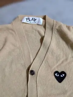 PLAY COMME des GARÇONS ベージュカーディガン