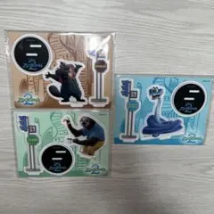 ズートピア2 くじ　 アクリルスタンド 3個セット