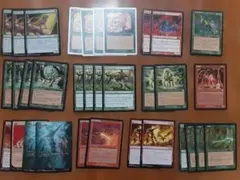 MTG 赤緑ステロイド Two Deuce デッキセット ミドルスクール