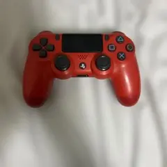 PS4 ワイヤレスコントローラー レッド　ジャンク品