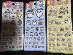 ちいかわ　韓国正規品　シール　 5サイズ ステッカー　3種セット
