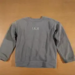 子ども用　グレー　スウェットトレーナー